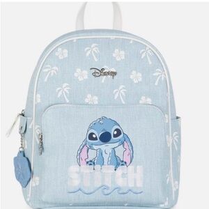 Disney Stitch Kids Backpack from Primark Light Blue and White